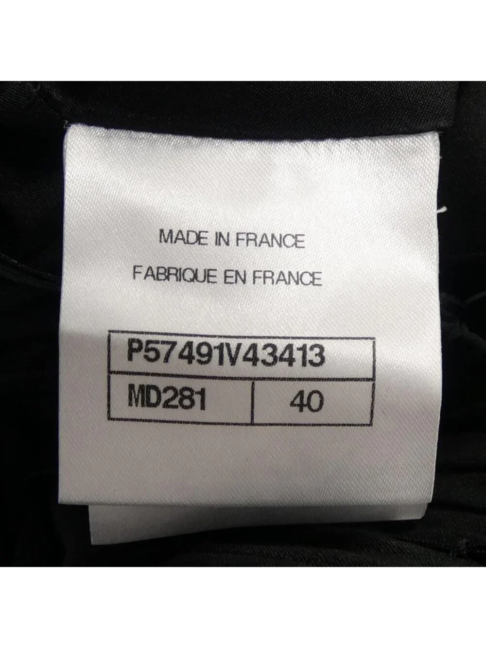 Chanel Skirt Black